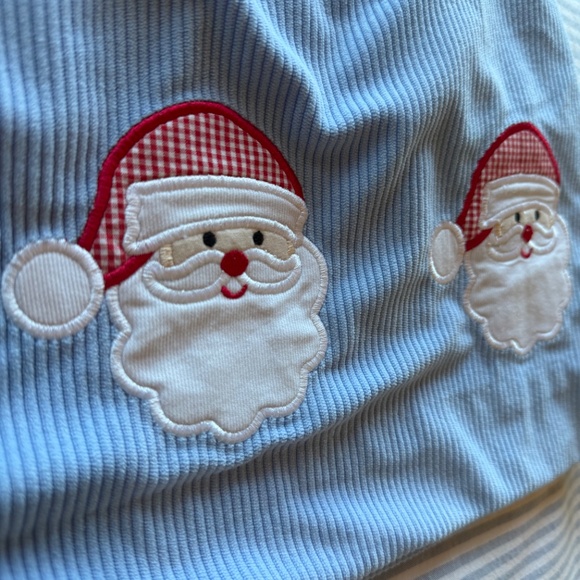 Smockingbird Corduroy Santa Dress (4) - Picture 5 of 6
